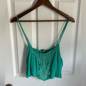 Teal Crop Top / Bandeau
